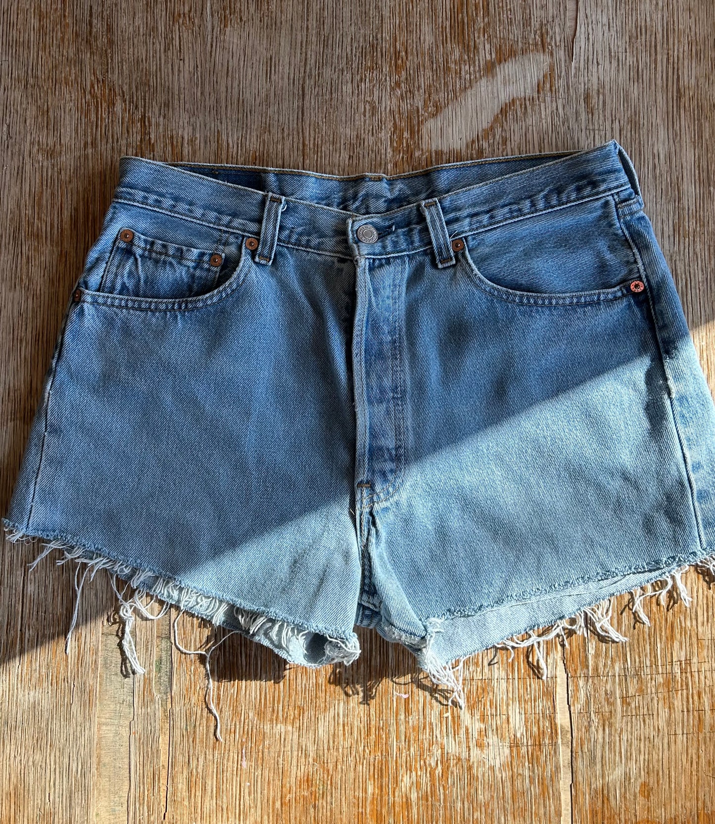 Levi's 501 Denim Cut Off Shorts