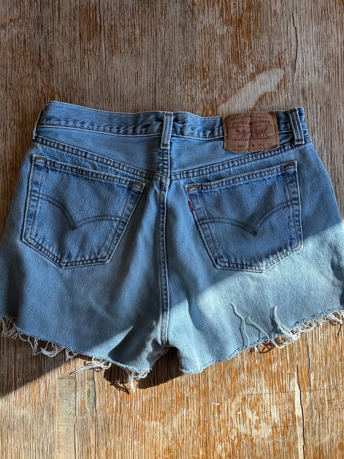 Levi's 501 Denim Cut Off Shorts