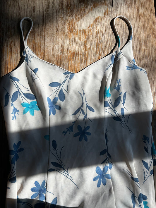 Y2K Floral Midi Dress
