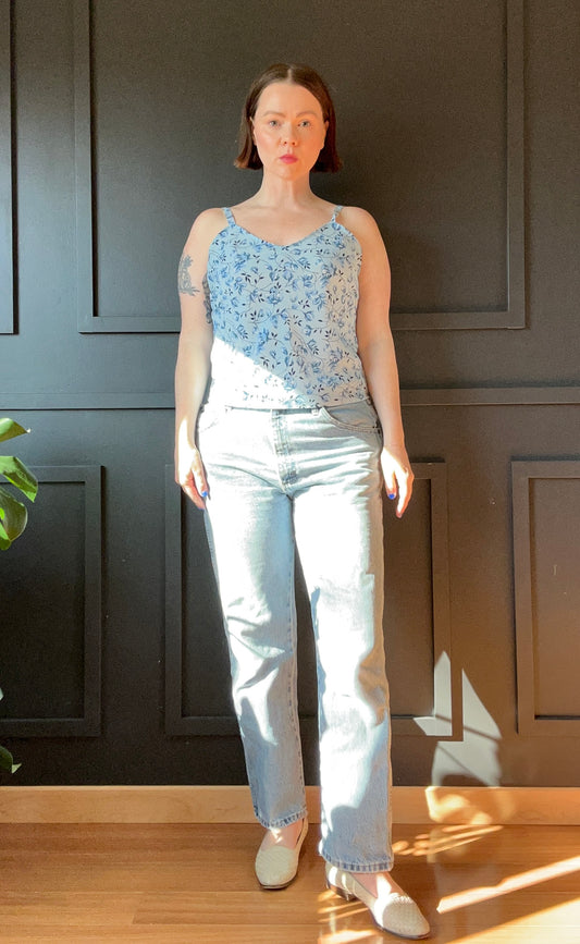 Y2K Floral Tank Top