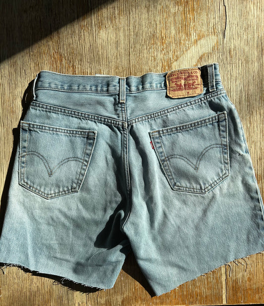 Levi's Relaxed Fit Denim Cut Off Shorts
