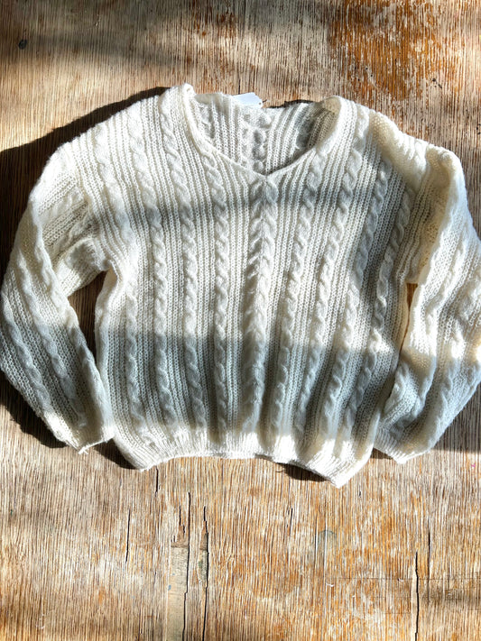 Cream Knit Sweater