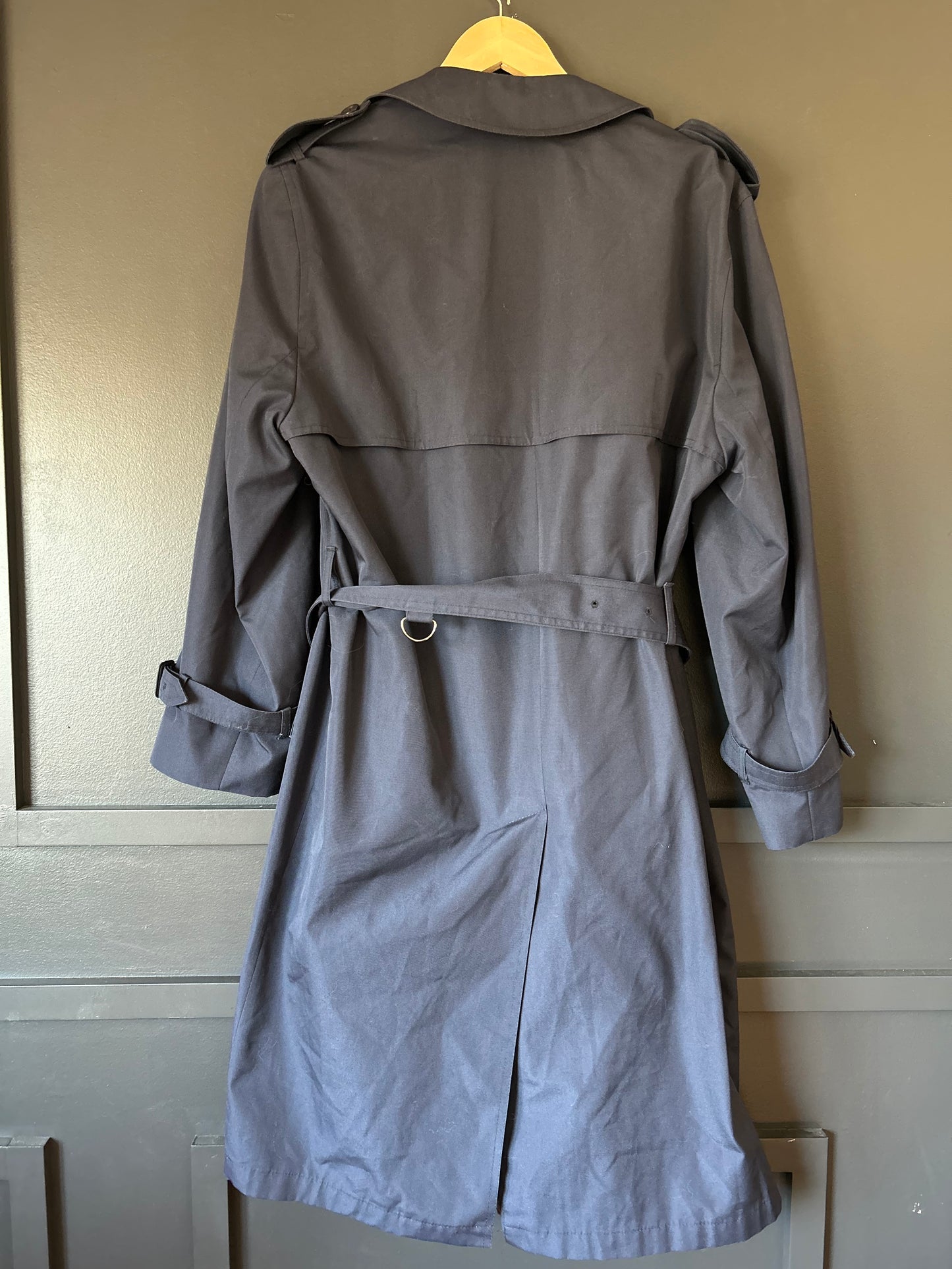 Vintage London Fog Navy Trench Coat