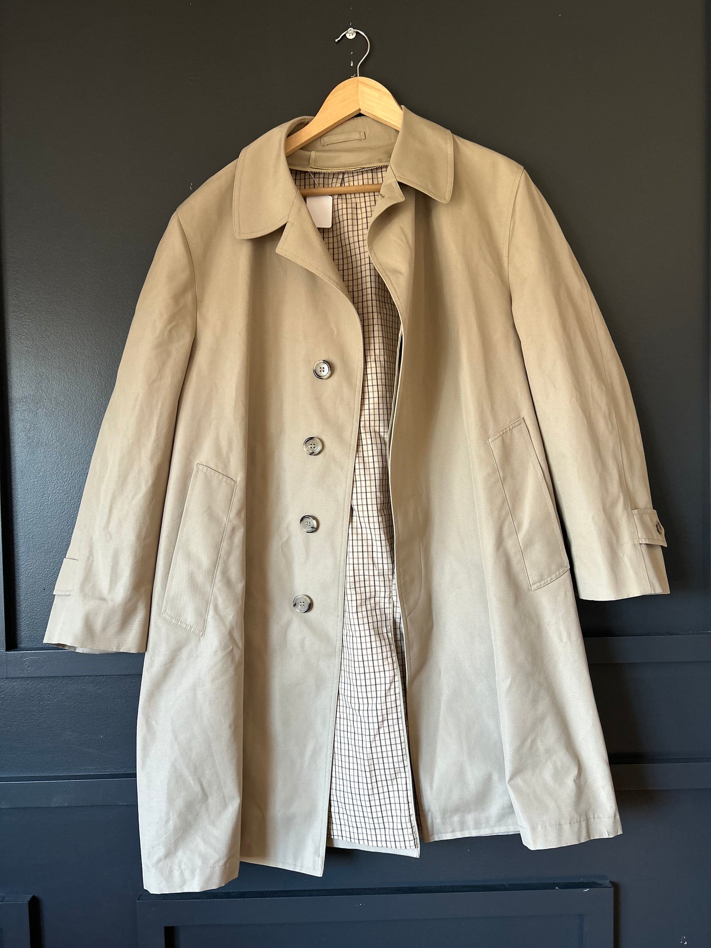 Vintage London Fog Beige Trench Coat
